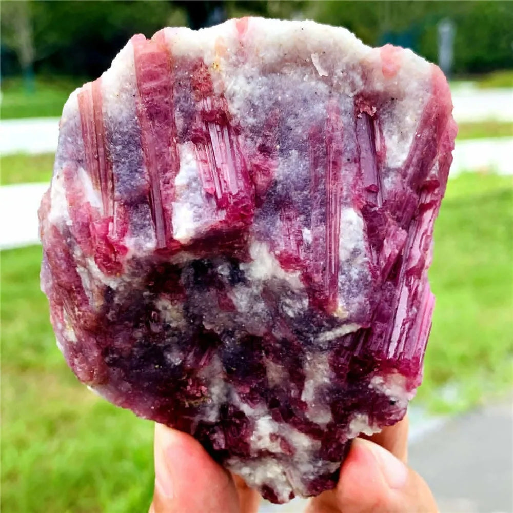 Natural Pink Tourmaline Crystal Specimen