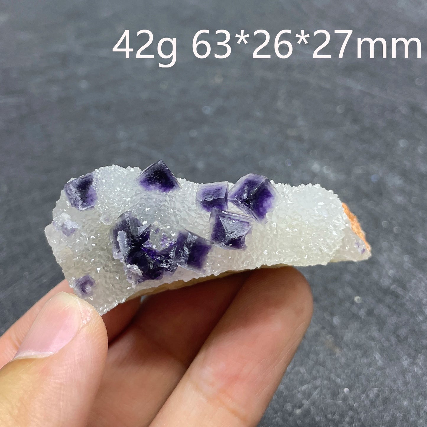 Natural Raw Purple Fluorite Crystal
