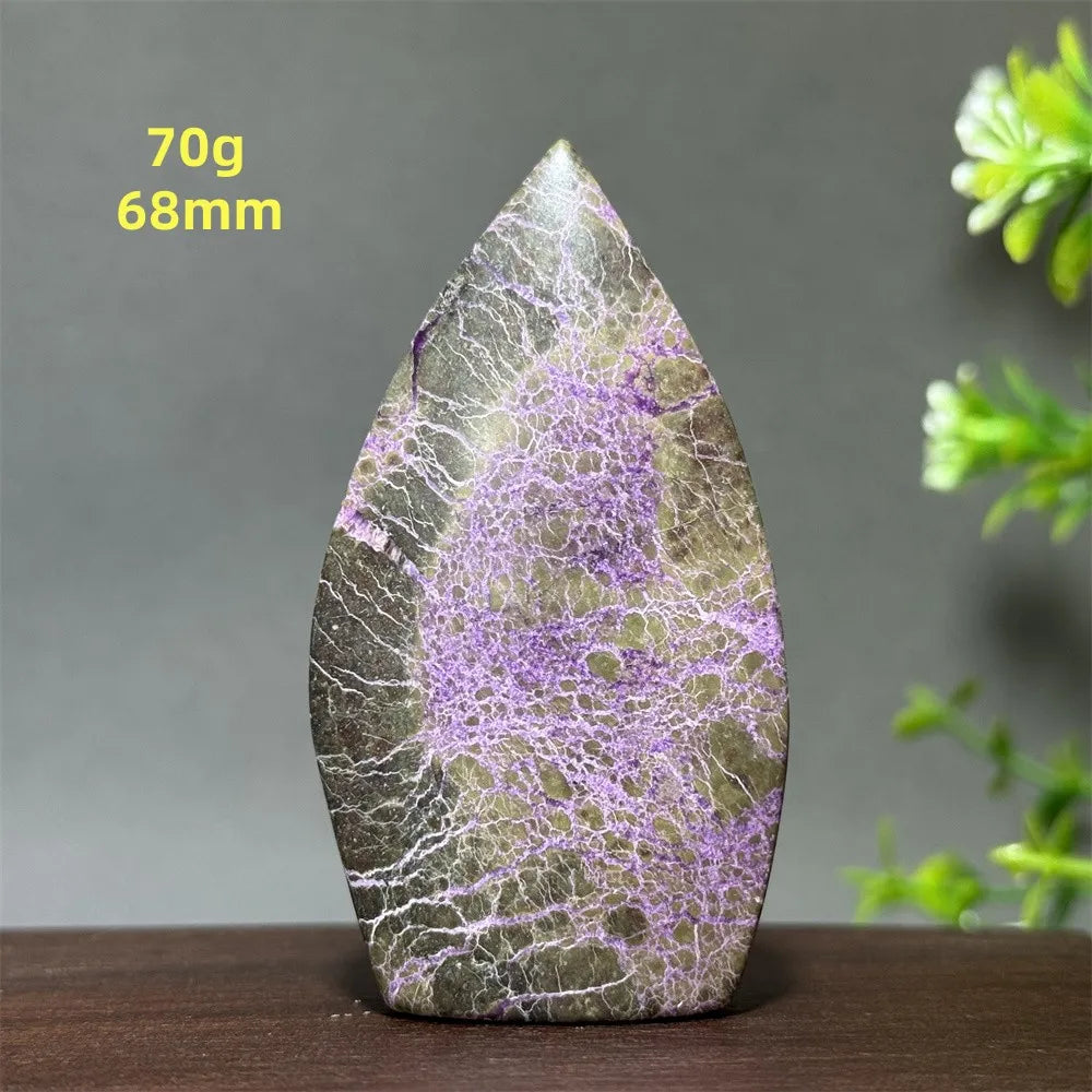 Natural Atlantisite Free-Form Torch