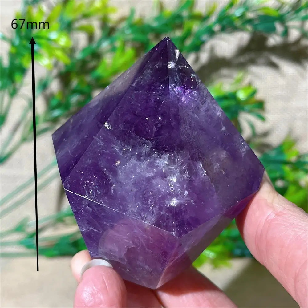 HQ Dark Purple Amethyst Cupcake Freeform