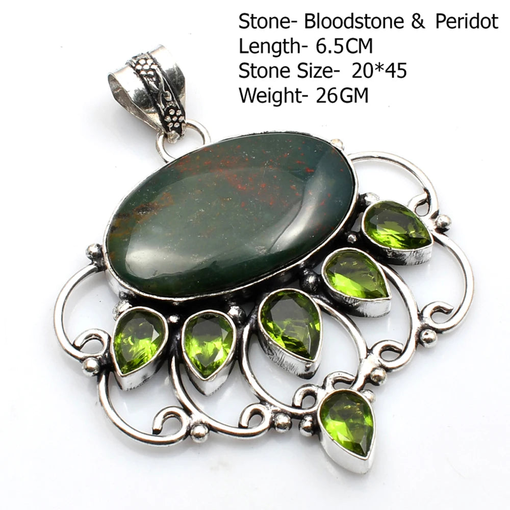 Silver Stone Artisan Crafted Pendants