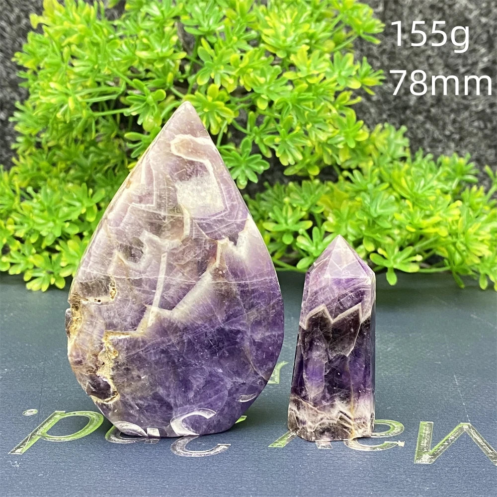 Natural Fantasy Amethyst Free Form Torch