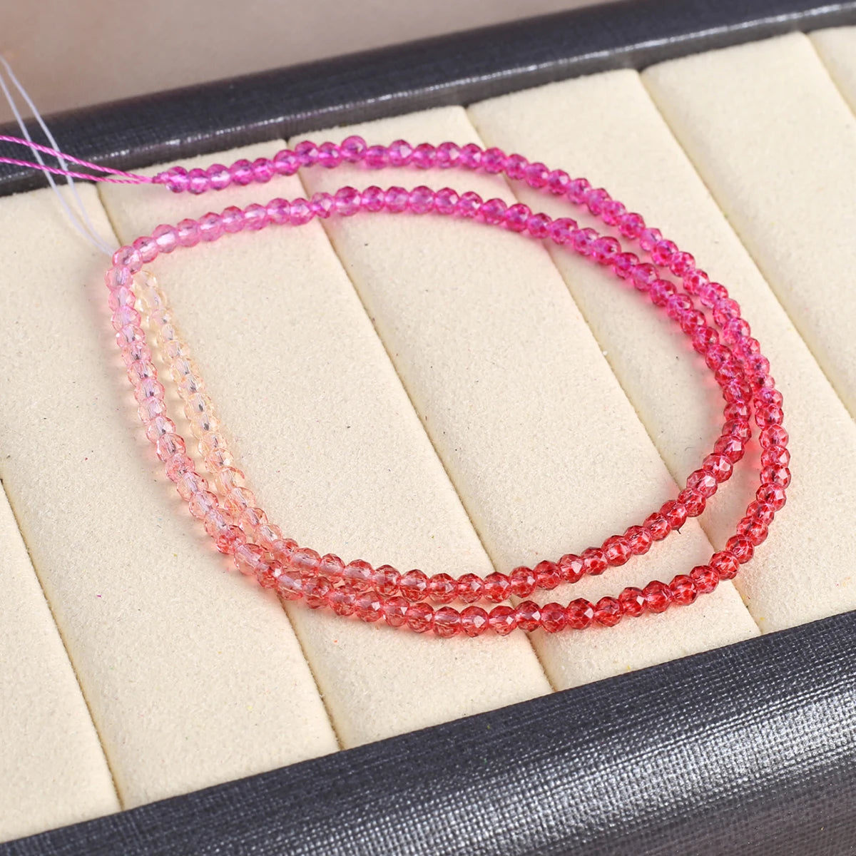 2mm Gradient Natural Stone Bead Strand
