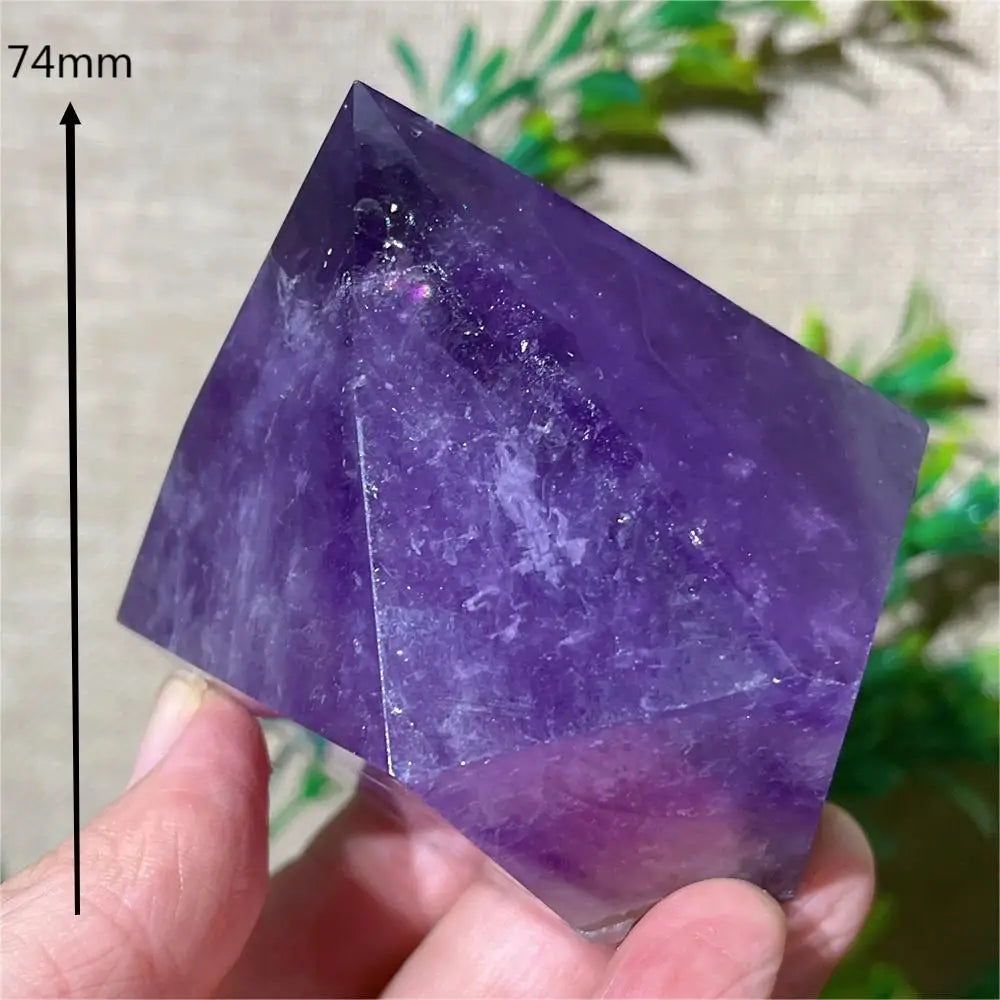 HQ Dark Purple Amethyst Cupcake Freeform
