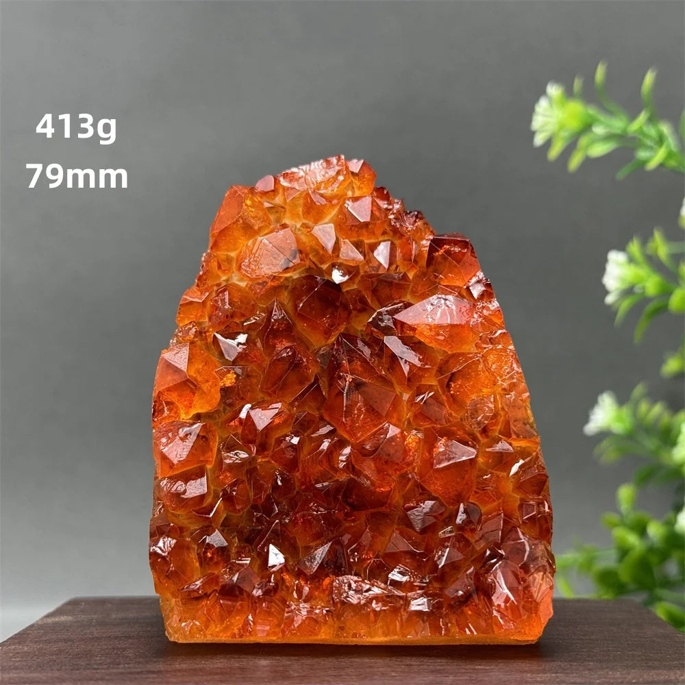 HQ Brazilian Citrine Freeform Geode