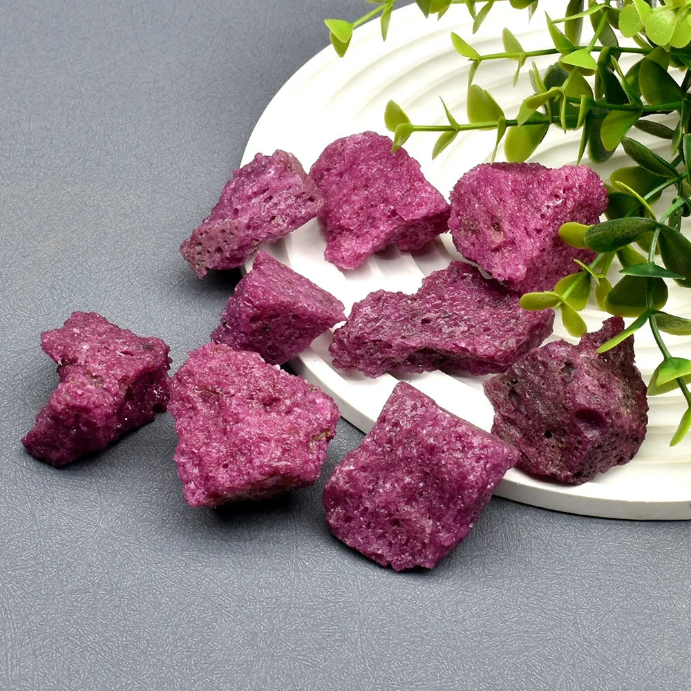 Raw Red Corundum Ruby