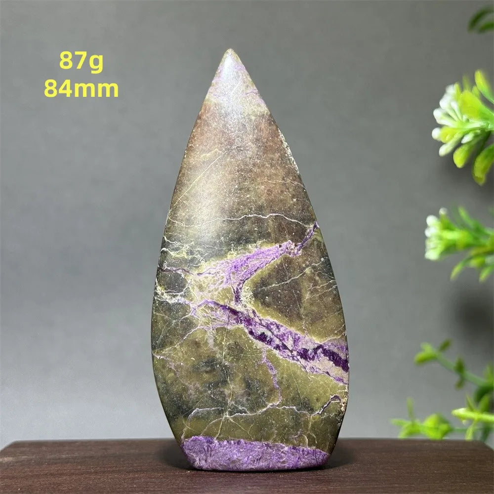 Natural Atlantisite Free-Form Torch