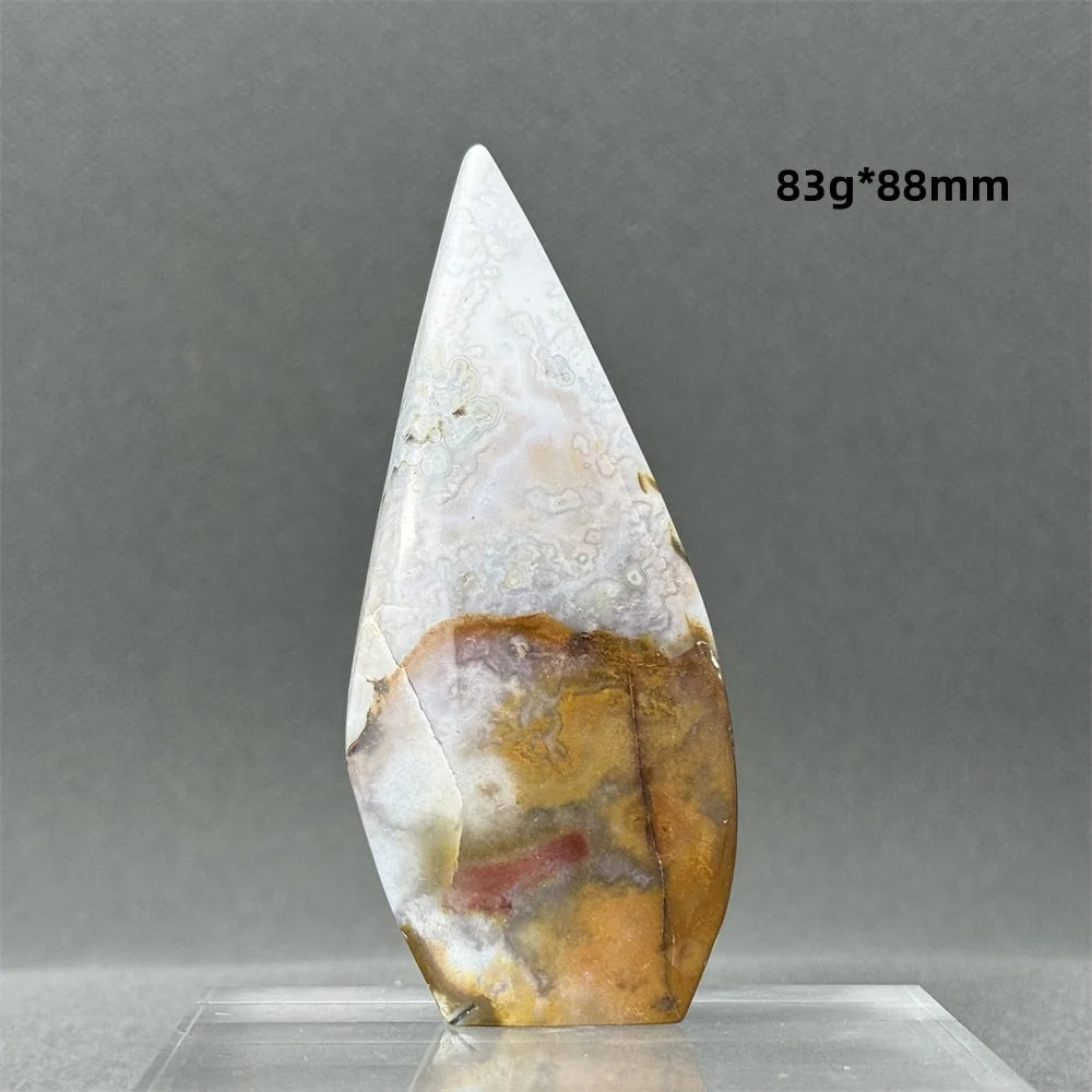 Natural Mexican Crazy Lace Agate Freeform Torch
