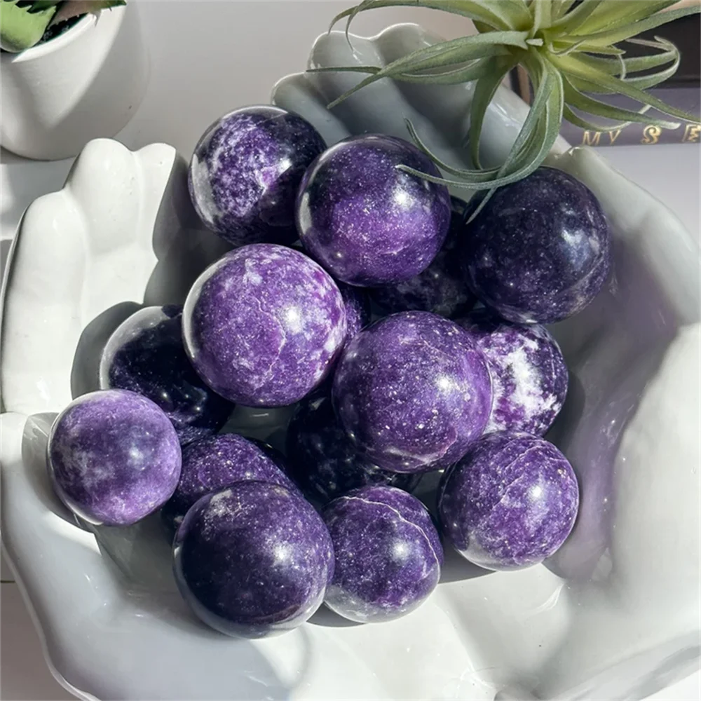 Purple Lepidolite Spheres
