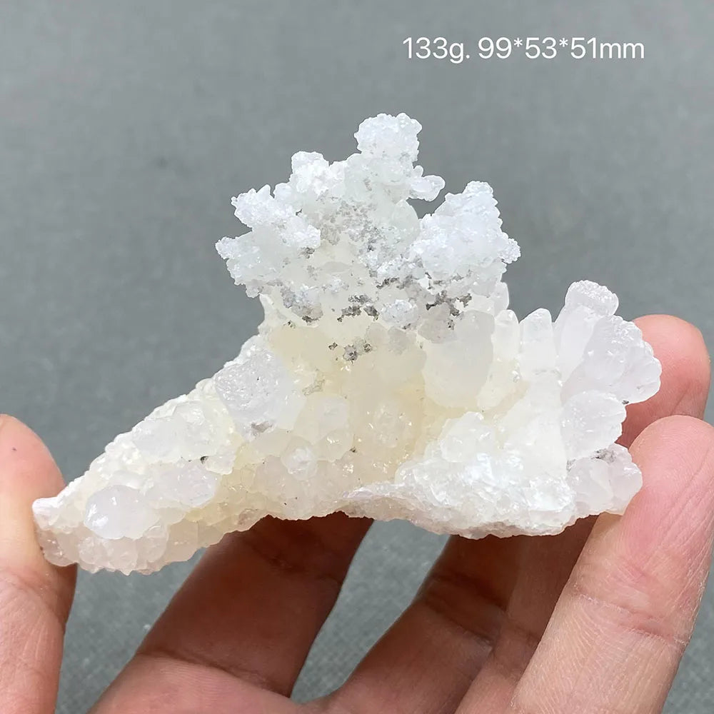 100% Natural Hydrozincite Mineral Specimen (Crystal Flower)