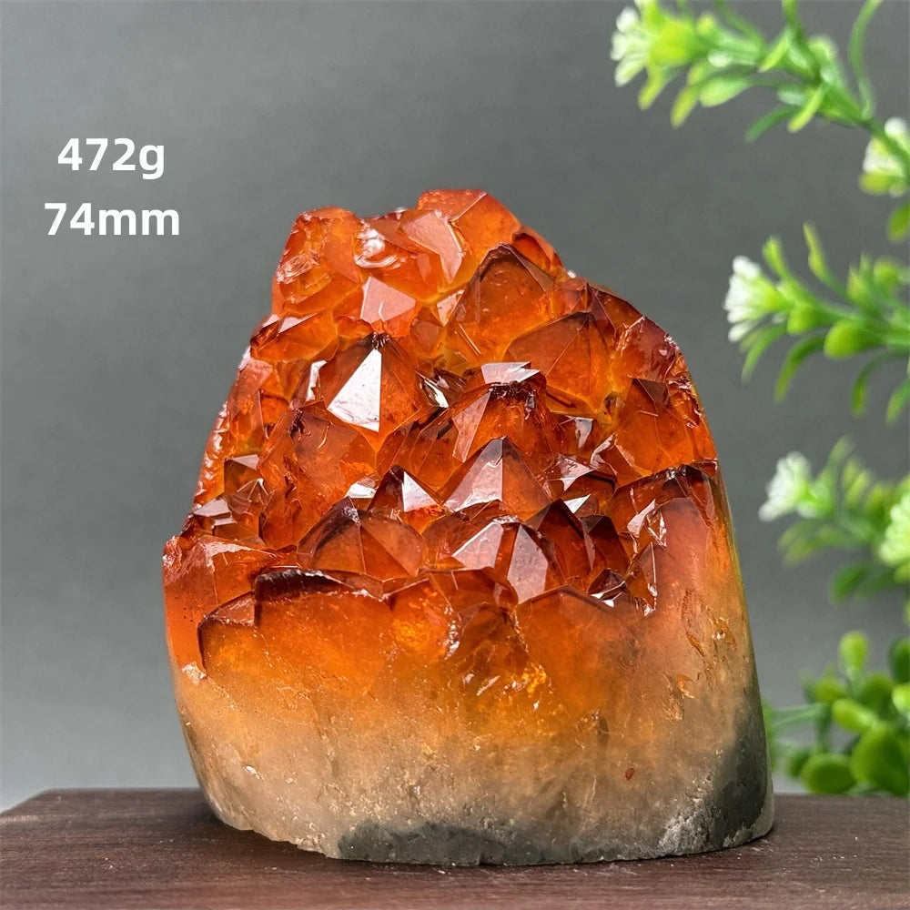 HQ Brazilian Citrine Freeform Geode