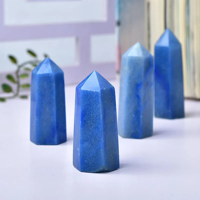 Natural Blue Aventurine Tower