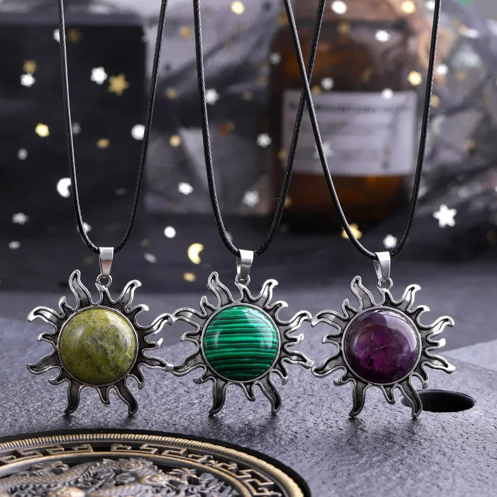 Sun Pendant Necklace