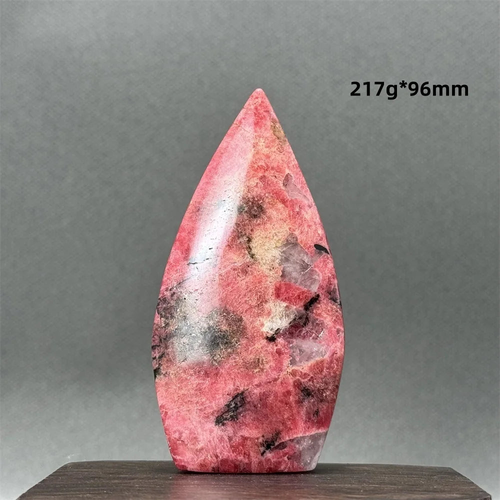 Natural Red Rhodochrosite Free-Form Torch