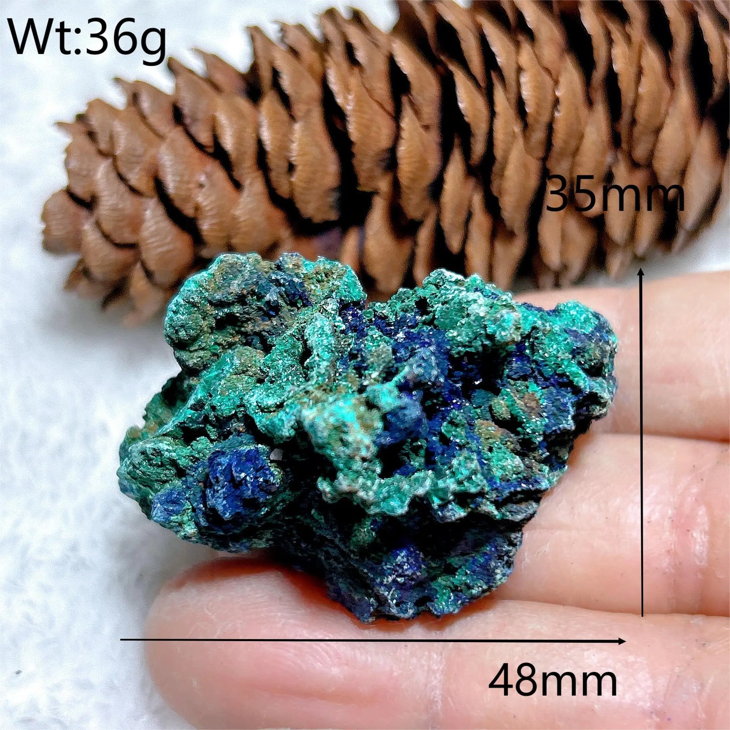 HQ Natural Chrysocolla With Azurite Specimen Medium