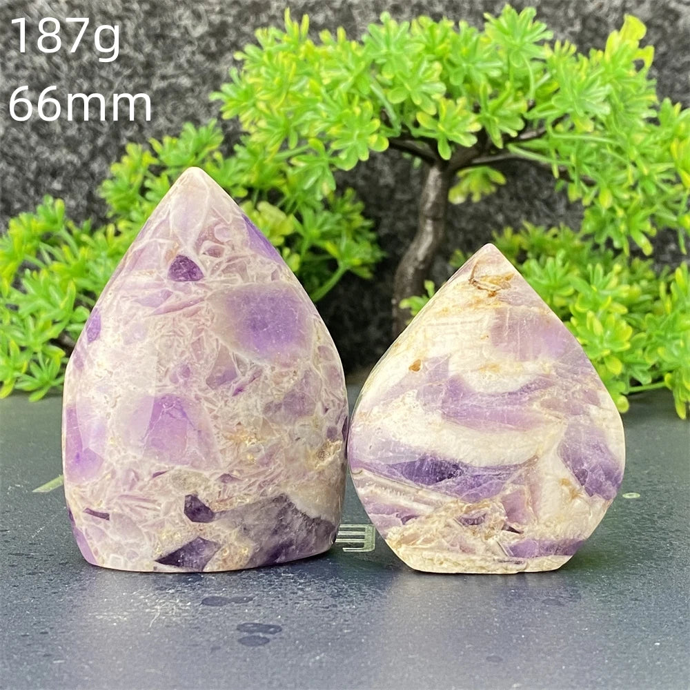 Natural Fantasy Amethyst Free Form Torch