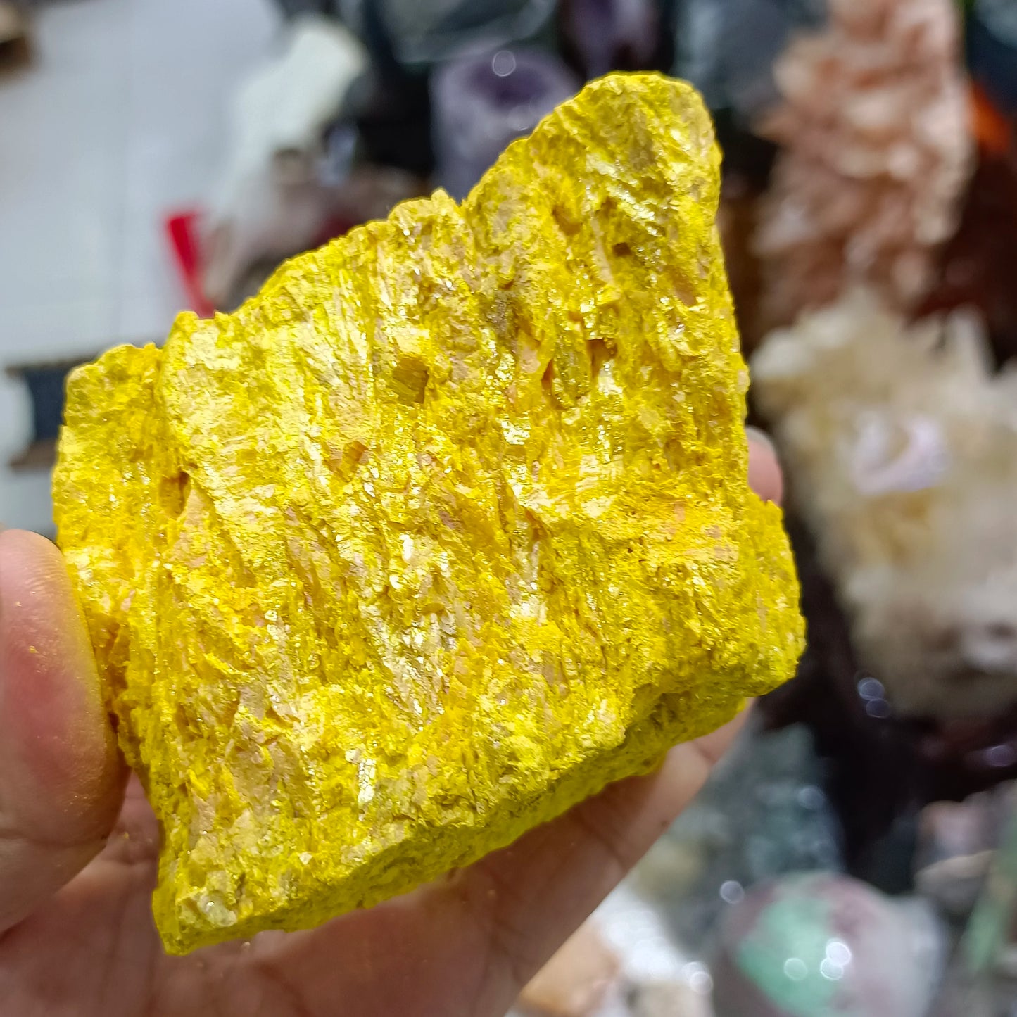 HQ Natural Rough Realgar Specimen