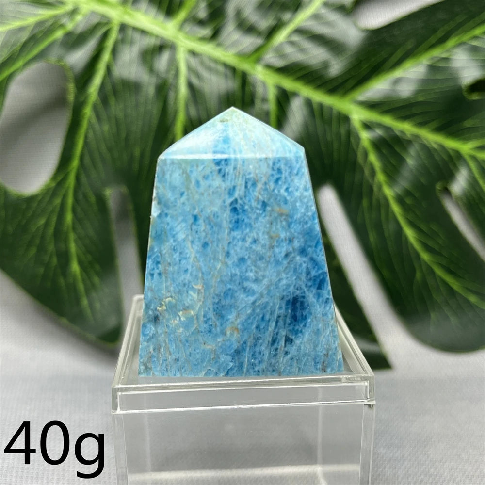 Natural Dominican Larimar Tower