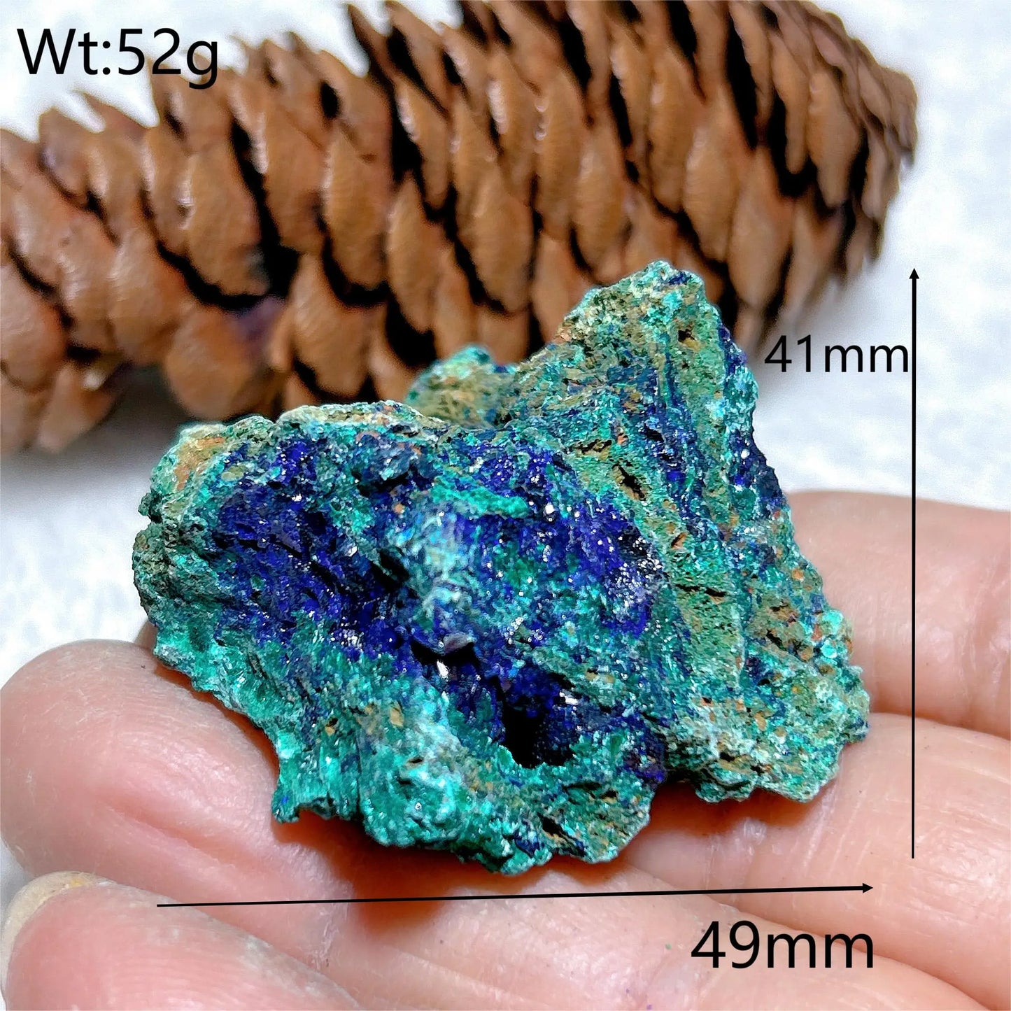 HQ Natural Chrysocolla With Azurite Specimen Medium