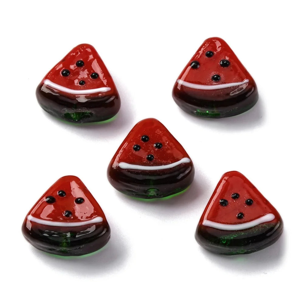 10Pcs Assorted Fruit Handmade Lampwork Beads