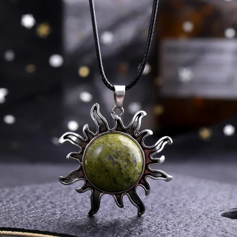 Sun Pendant Necklace