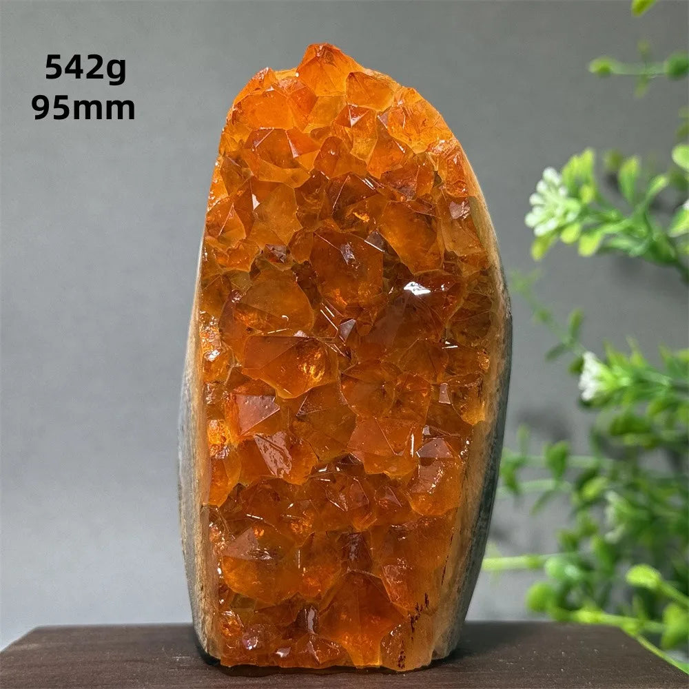 HQ Brazilian Citrine Freeform Geode
