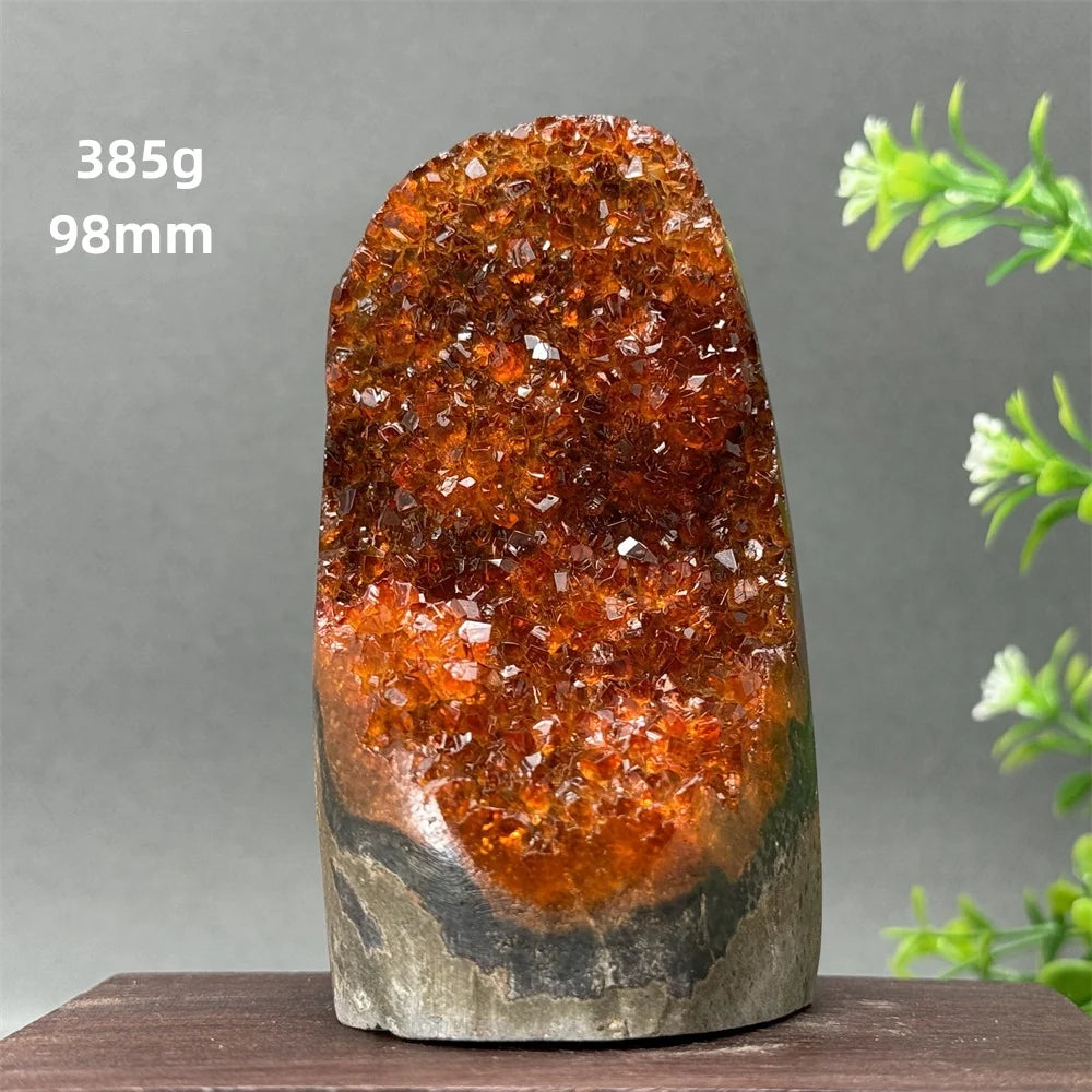 HQ Brazilian Citrine Freeform Geode