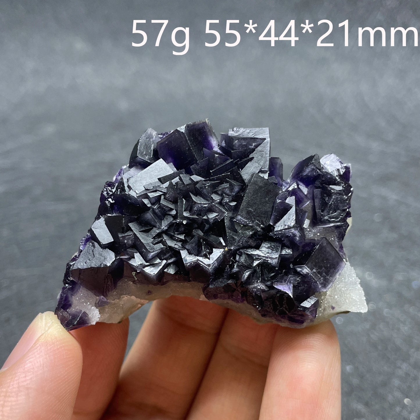 Natural Raw Purple Fluorite Crystal