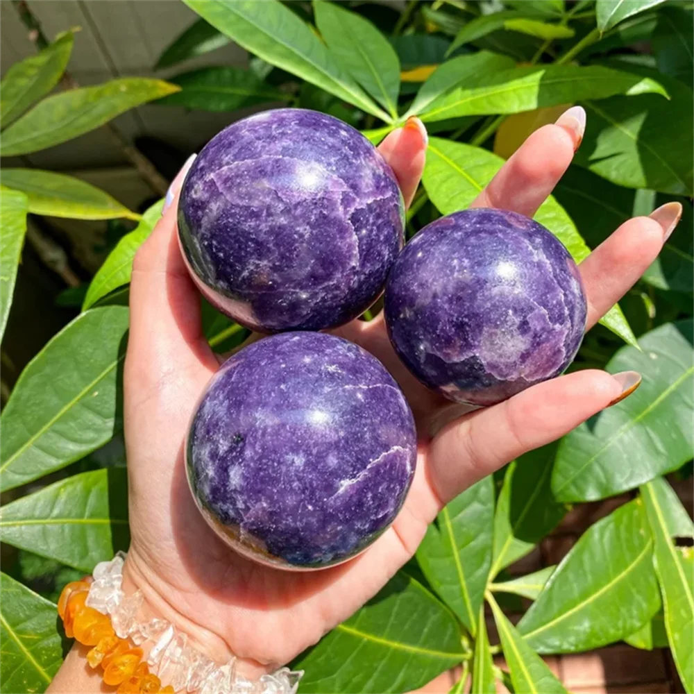 Purple Lepidolite Spheres