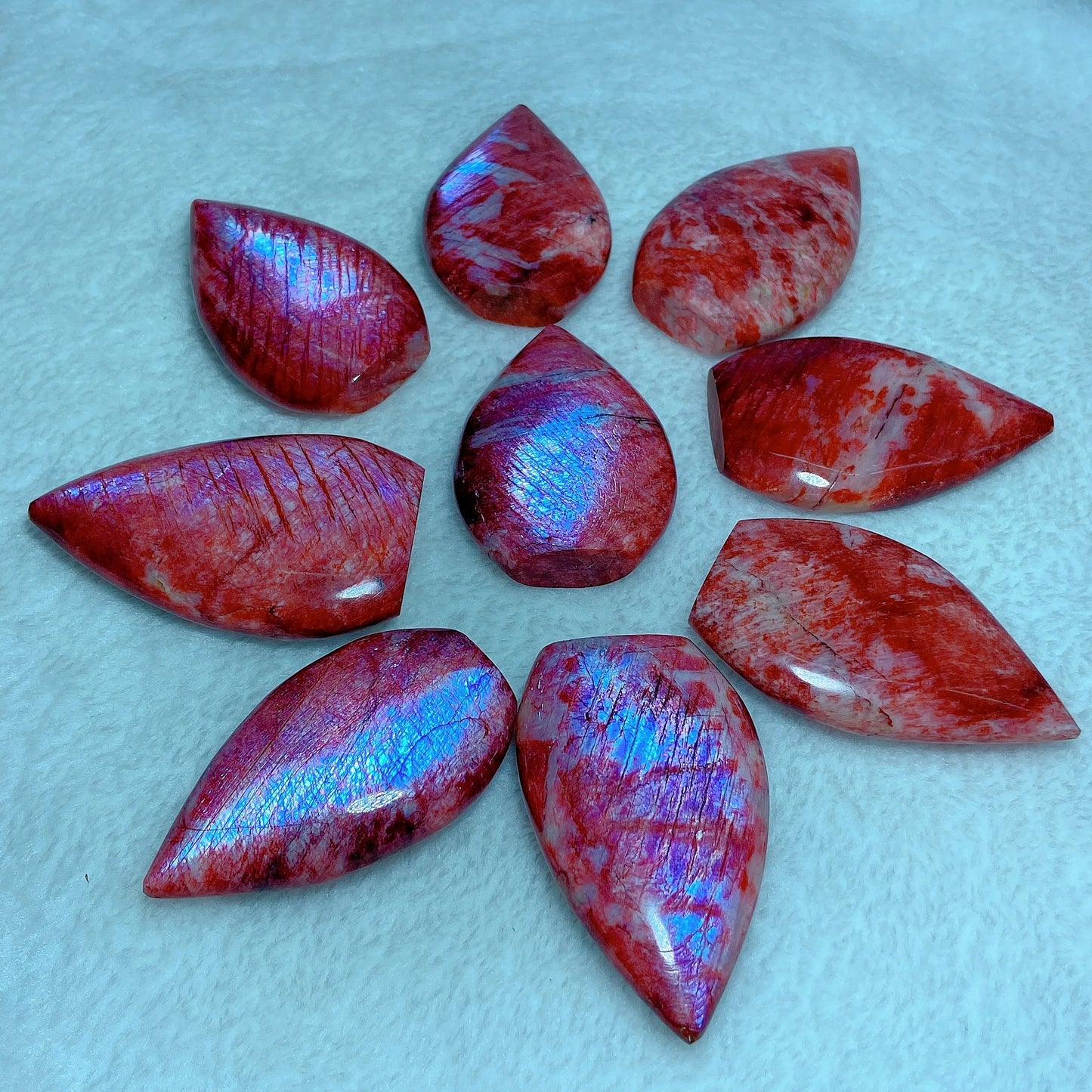 Natural Fire Moonstone Free Form Torch