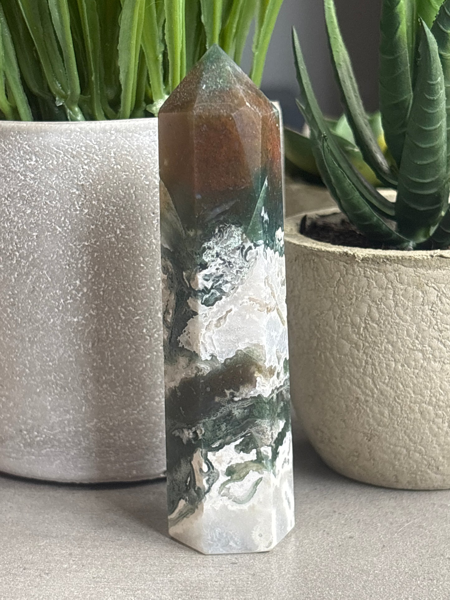 MOSS AGATE TOWERS 50% OFF