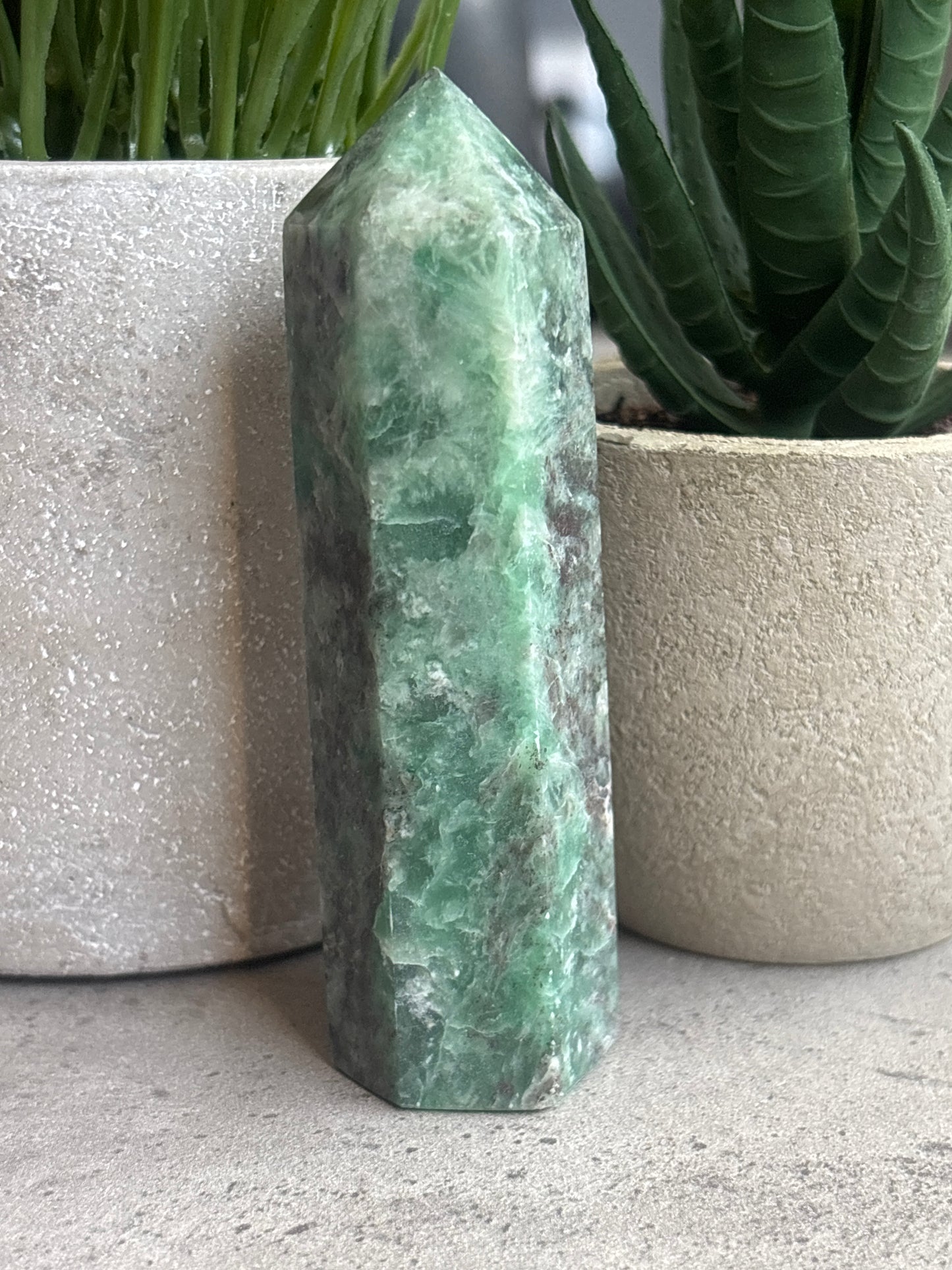 GREEN ZEBRA JASPER TOWERS 50% OFF