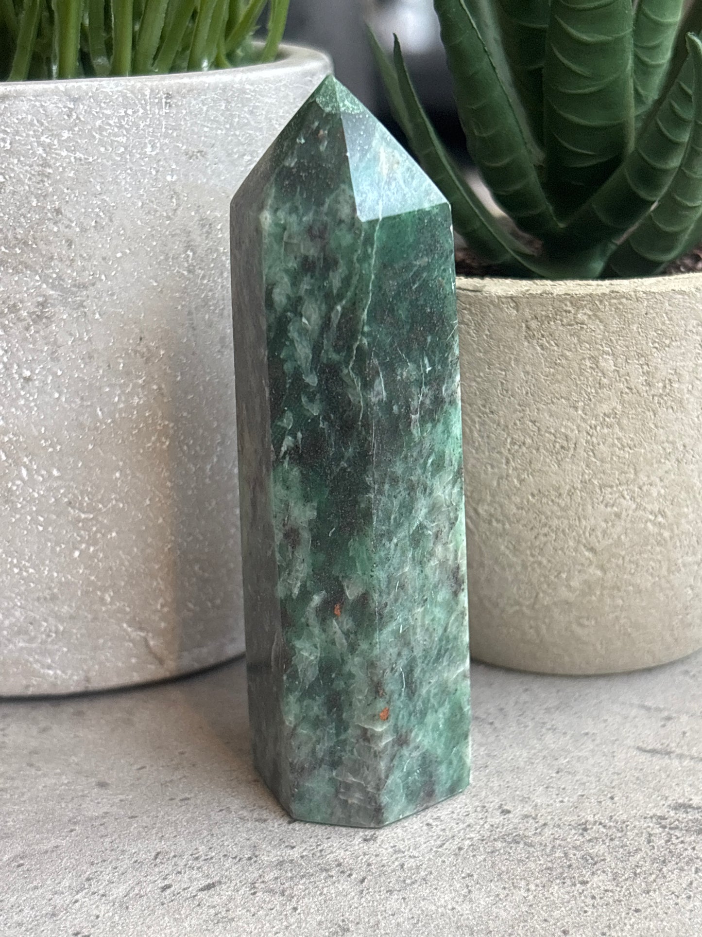 GREEN ZEBRA JASPER TOWERS 50% OFF