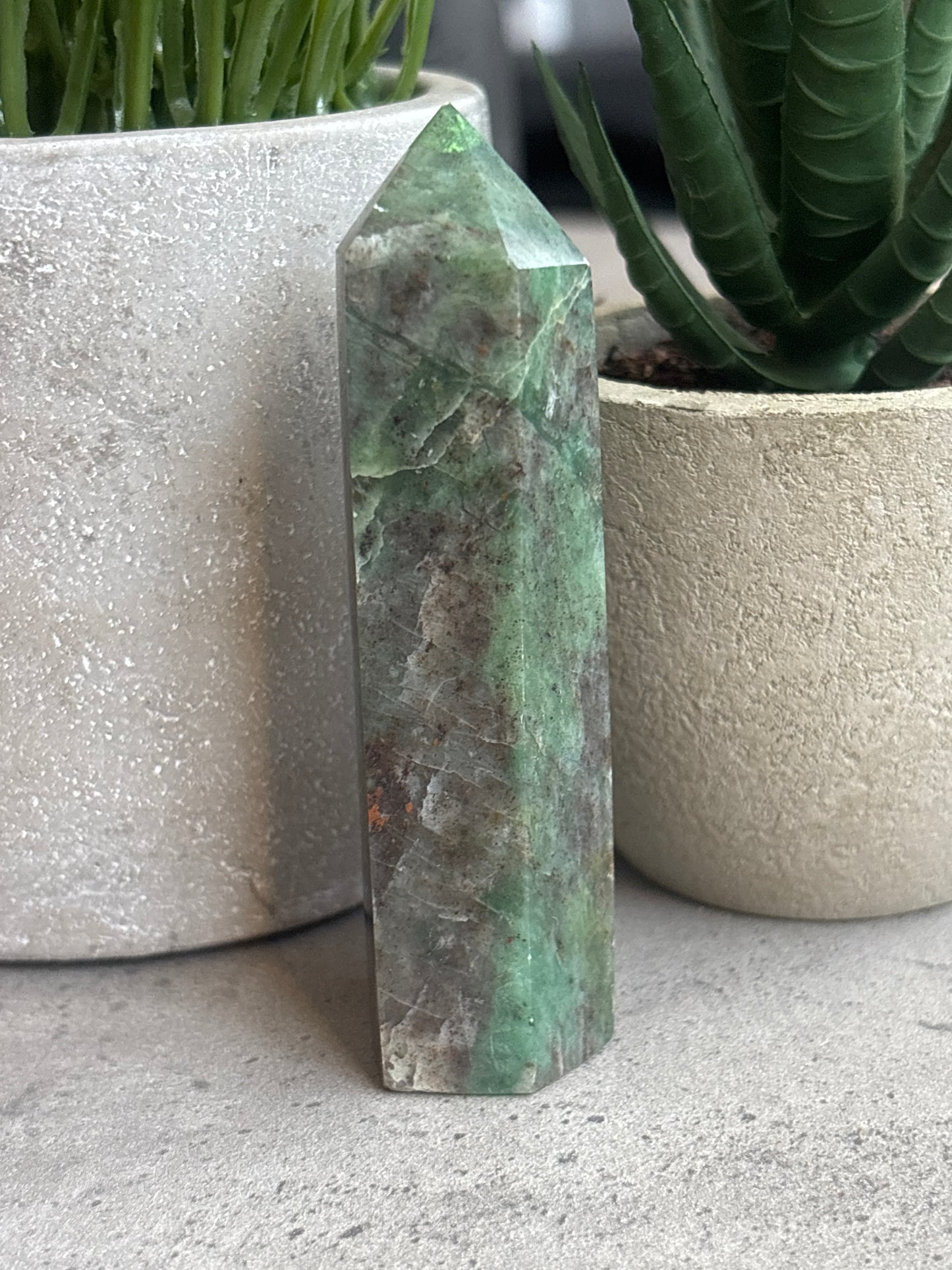 GREEN ZEBRA JASPER TOWERS 50% OFF