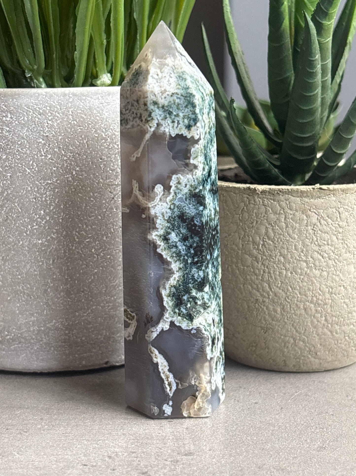 MOSS AGATE TOWERS 50% OFF