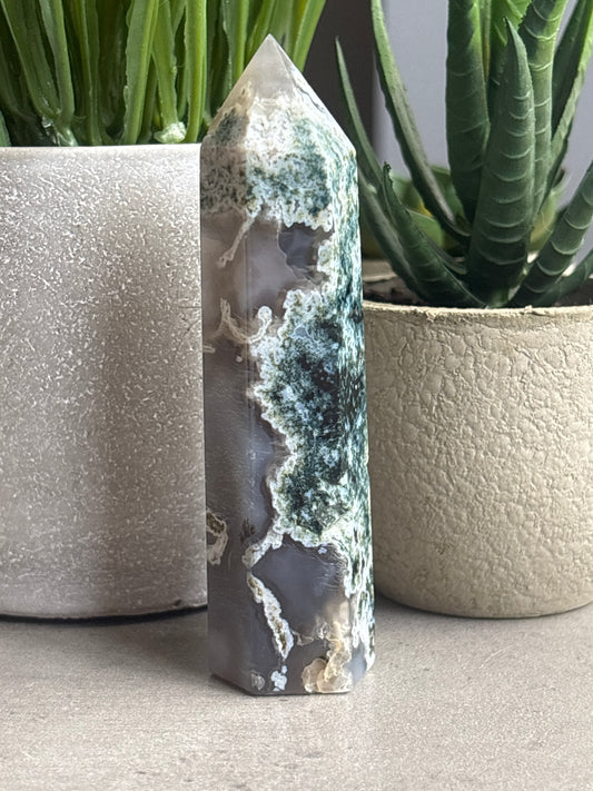 MOSS AGATE TOWERS 50% OFF