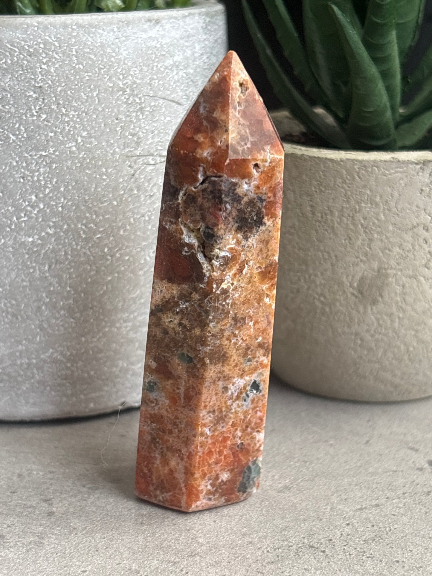 SUNSTONE AND BLUE APATITE TOWERS 50% OFF