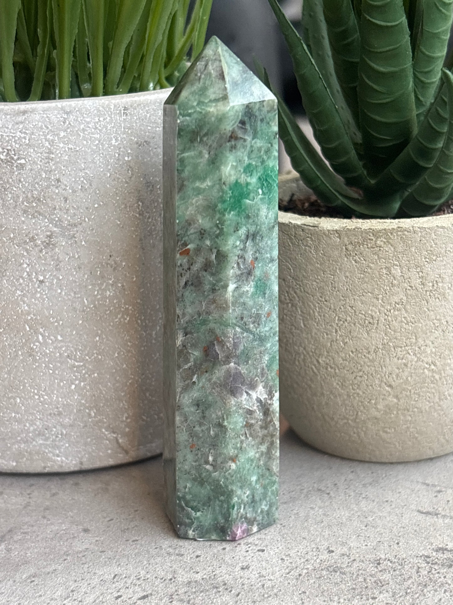 GREEN ZEBRA JASPER TOWERS 50% OFF