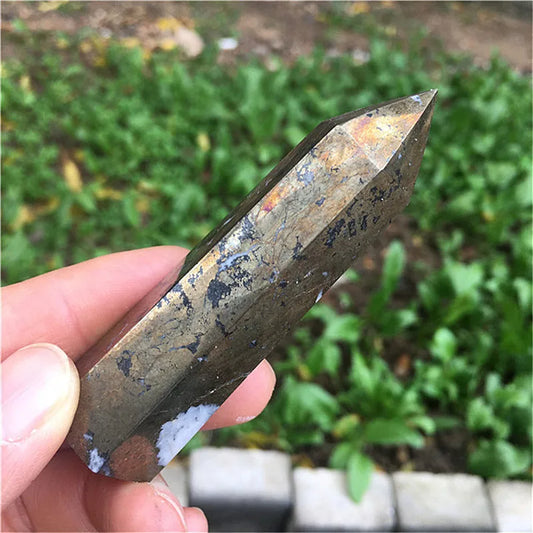 Natural Copper Pyrite Tower