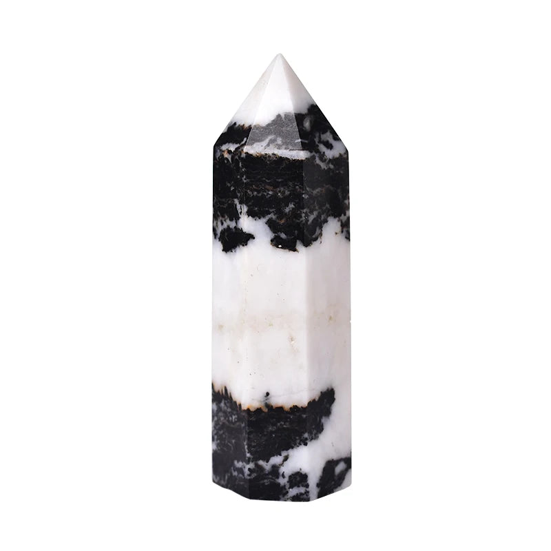 Black and White Zebra Jasper Tower