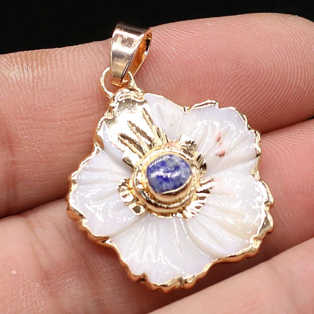 Shell Flower Pendant
