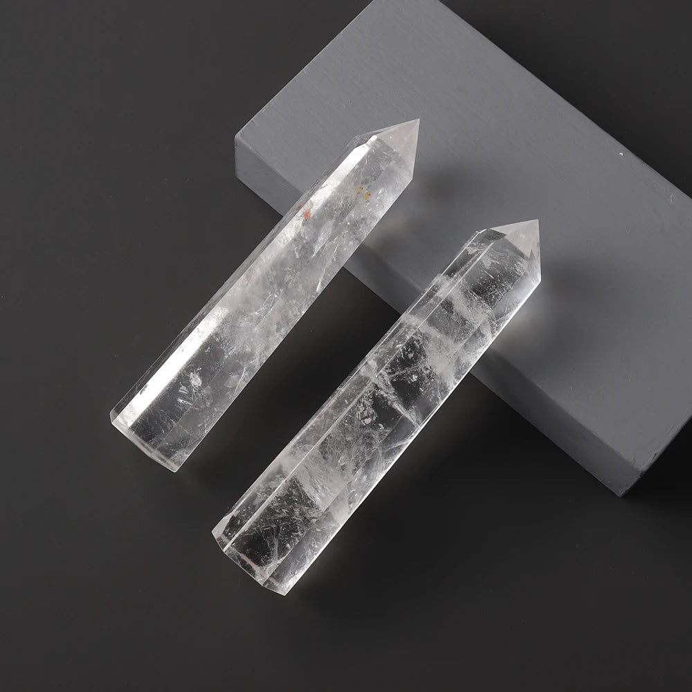 Grandes tours de quartz clair