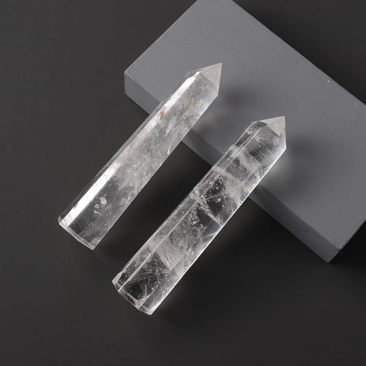 Grandes tours de quartz clair