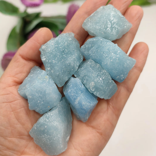 1pc Raw Aquamarine