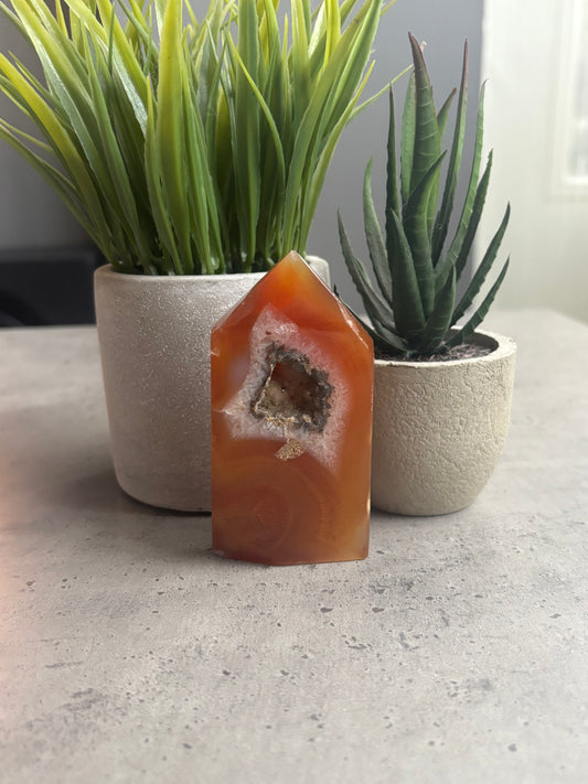 DRUZY CARNELIAN OBELISK K30