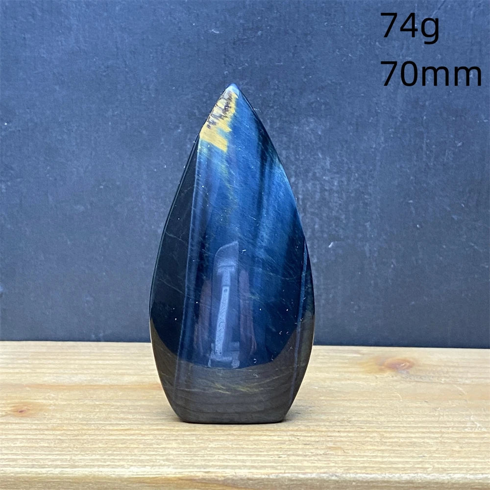 Natural Golden Blue Tigers Eye Torch