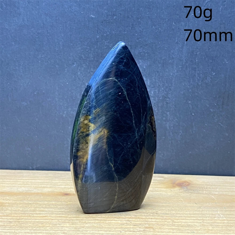 Natural Golden Blue Tigers Eye Torch