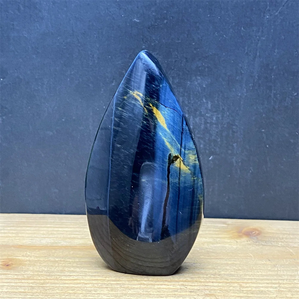 Natural Golden Blue Tigers Eye Torch