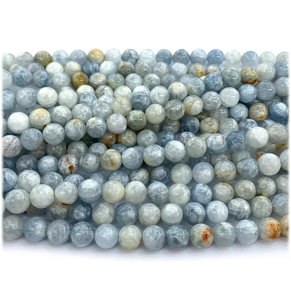 HQ Natural Celestine Bead Strand (6/8/10mm)