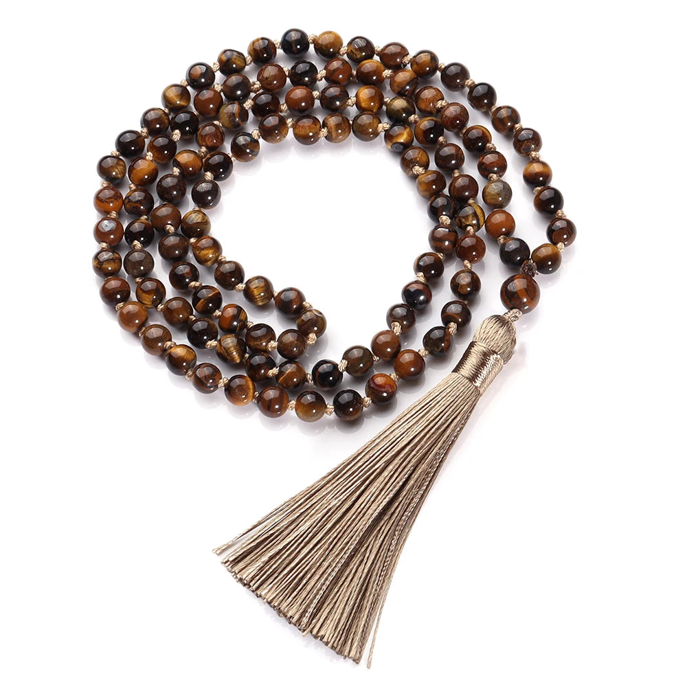 Collier de 108 perles Mala